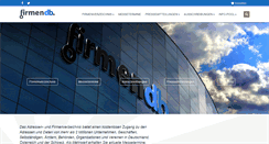 Desktop Screenshot of firmendb.de