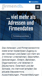 Mobile Screenshot of firmendb.de