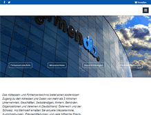 Tablet Screenshot of firmendb.de